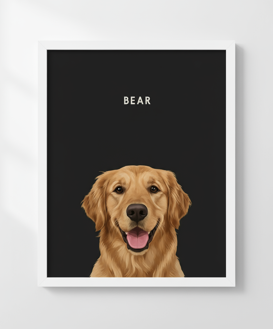 Custom Pet Portrait Medium